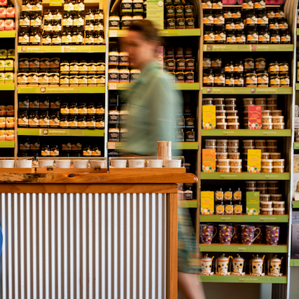 Display of Honey Products in a Tasmanian Honey Store
