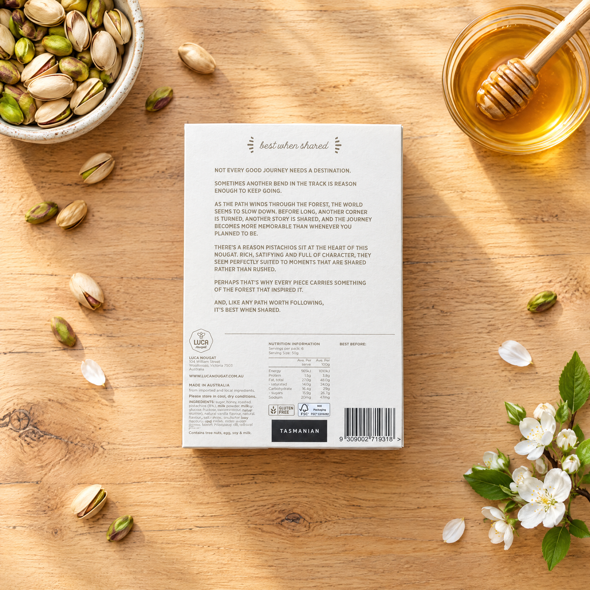 Pistachio Honey Nougat Gift Pack