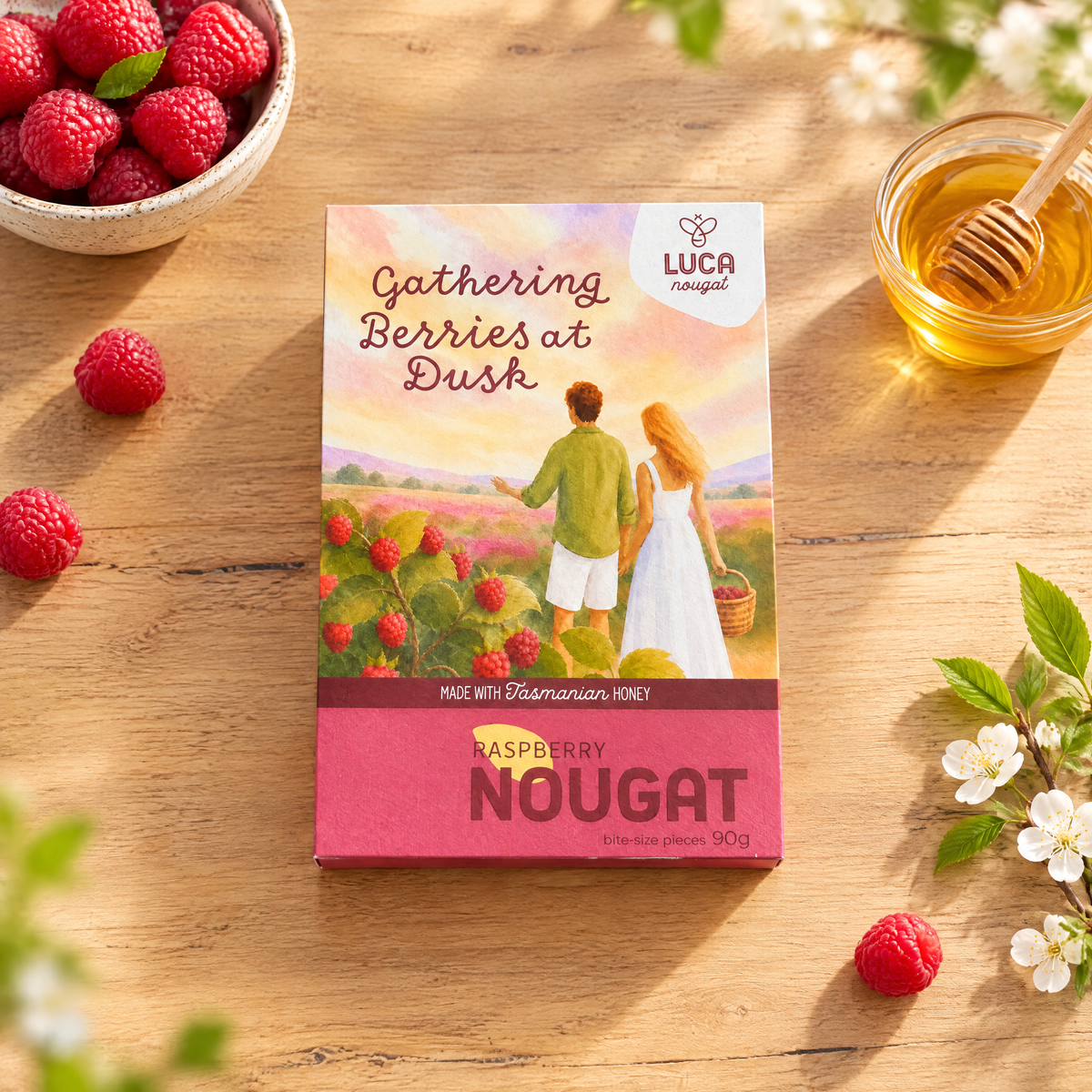 Raspberry Honey Nougat Gift Pack