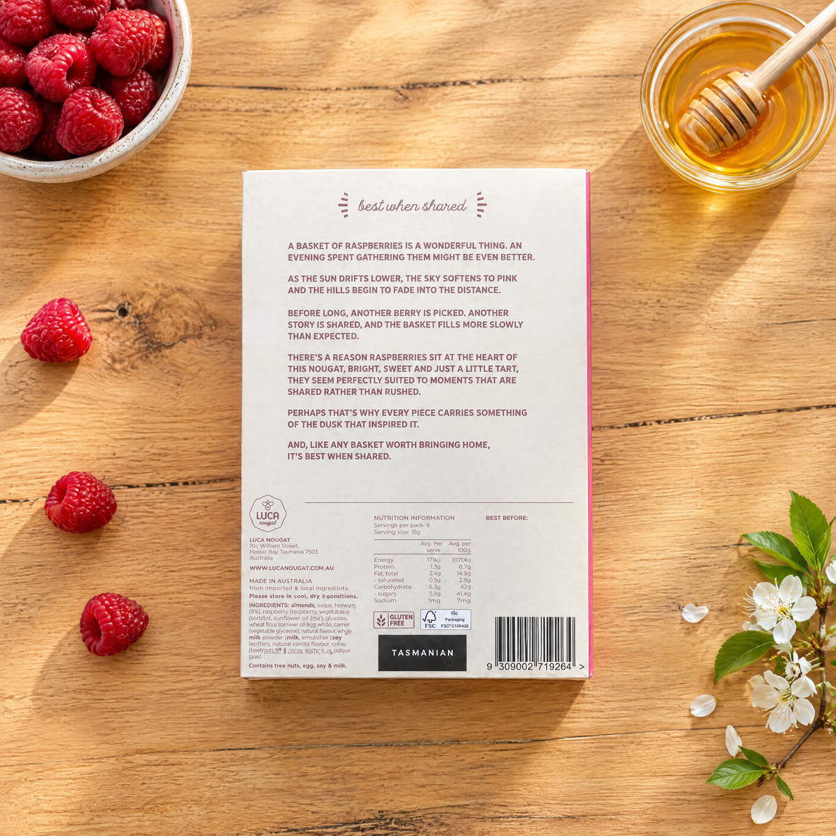 Raspberry Honey Nougat Gift Pack