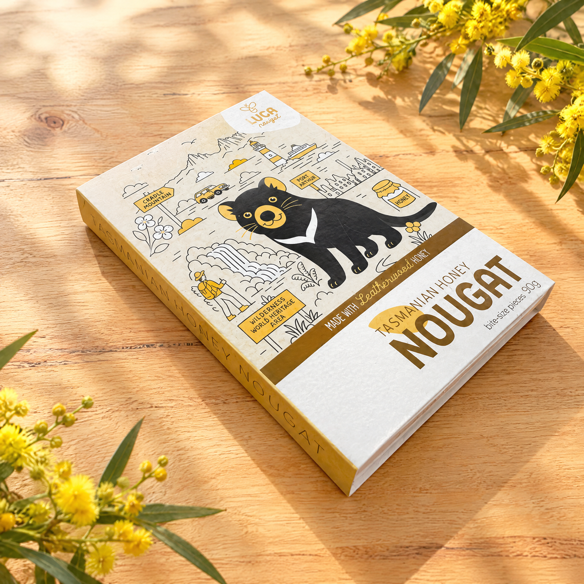 Tasmanian Devil Leatherwood Honey Nougat